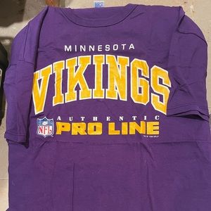 Minnesota Vikings Short Sleeve Vintage Shirt Size XL